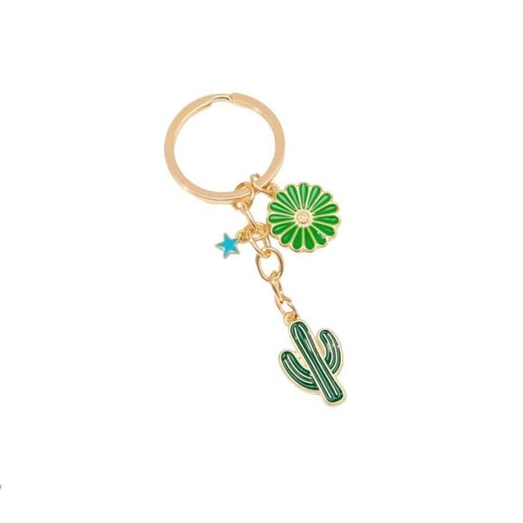 Cactus 🌵 Charm Keychain - Picture 1 of 6